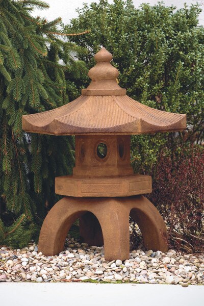 Bamboo Pagoda Asian Stone Garden Statue Reproduction Temple